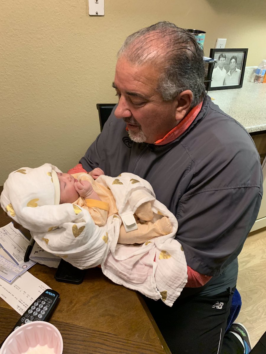 butchbaccala's tweet photo. My little Princess this week. Keeping it real. La Familigia. Valentina Julieta Baccala #vpops #lovebug🐞@tisatomahawk 23 days old😇⚾️ https://t.co/n0LQQXOYie