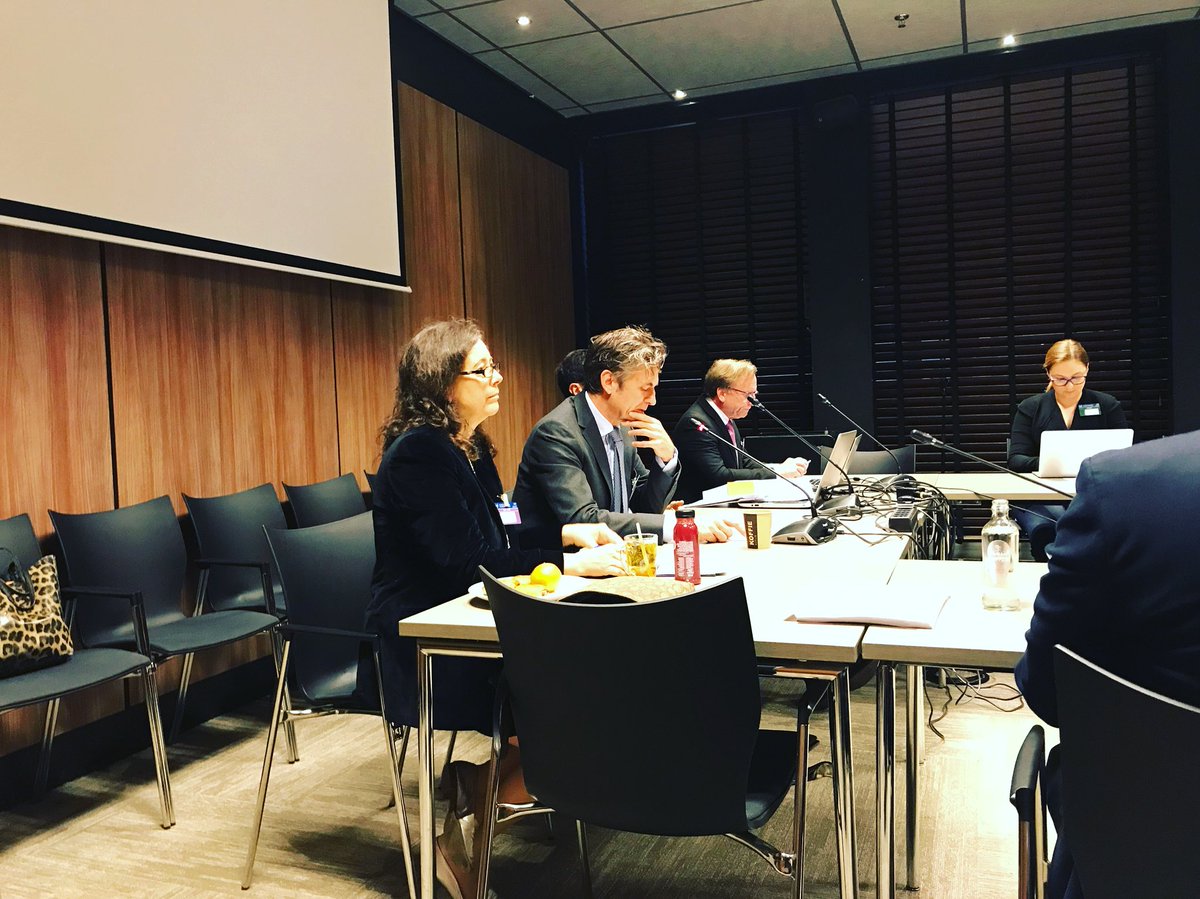 Many expressions of support for the #KampalaAmendment at #ASP17, but morning panelist Don Ferencz called attention to the “elephant in the room”: 70% of #ICC states parties &amp; “some major players” have not yet ratified it <a href="/CrimeAggression/">Crime of Aggression</a> #PILPGatASP