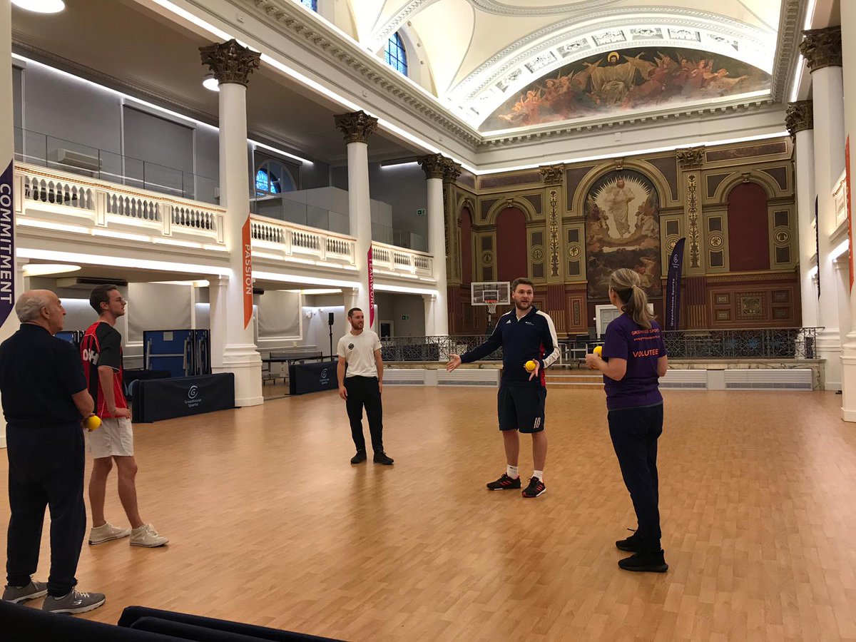 GreenhouseCTR's tweet photo. Great #Serves tennis activator course held at the centre today. Coaches, volunteers and office staff getting involved to support get more young people active. @TennisFndation @BritishTennis @_Greenhouse_ #ThankfulThursday https://t.co/43PKC3169H