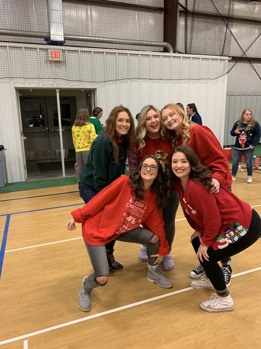 23sbcoach's tweet photo. Kaskaskia College softball team Christmas party. https://t.co/tnidGQJ999