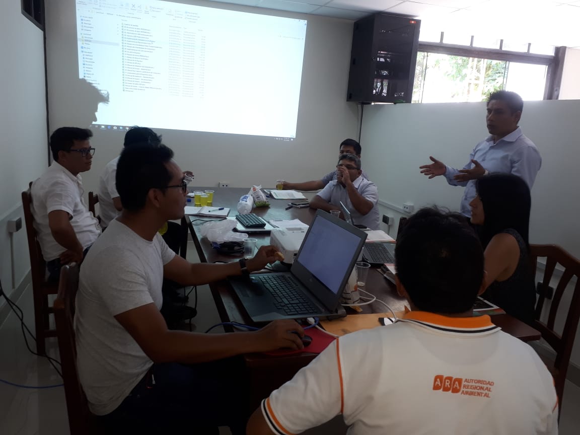 idersanmartin's tweet photo. En estos momentos...reunión de articulación con #GeoSERFOR @SerforPeru @minagriperu para la interoperabilidad de los datos espaciales que contribuyan a la transparencia y la gestión forestal. #IDERSAM #IDERSanMartin https://t.co/D8xQiH5mNW