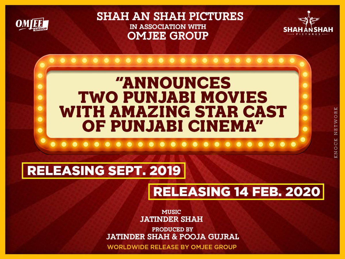 Blessed and proud to make this exciting announcement! #ShahAnShahPictures #JatinderShah #PoojaGujral #OmjeeGroup #AshuMunishSahni #AniketKawade