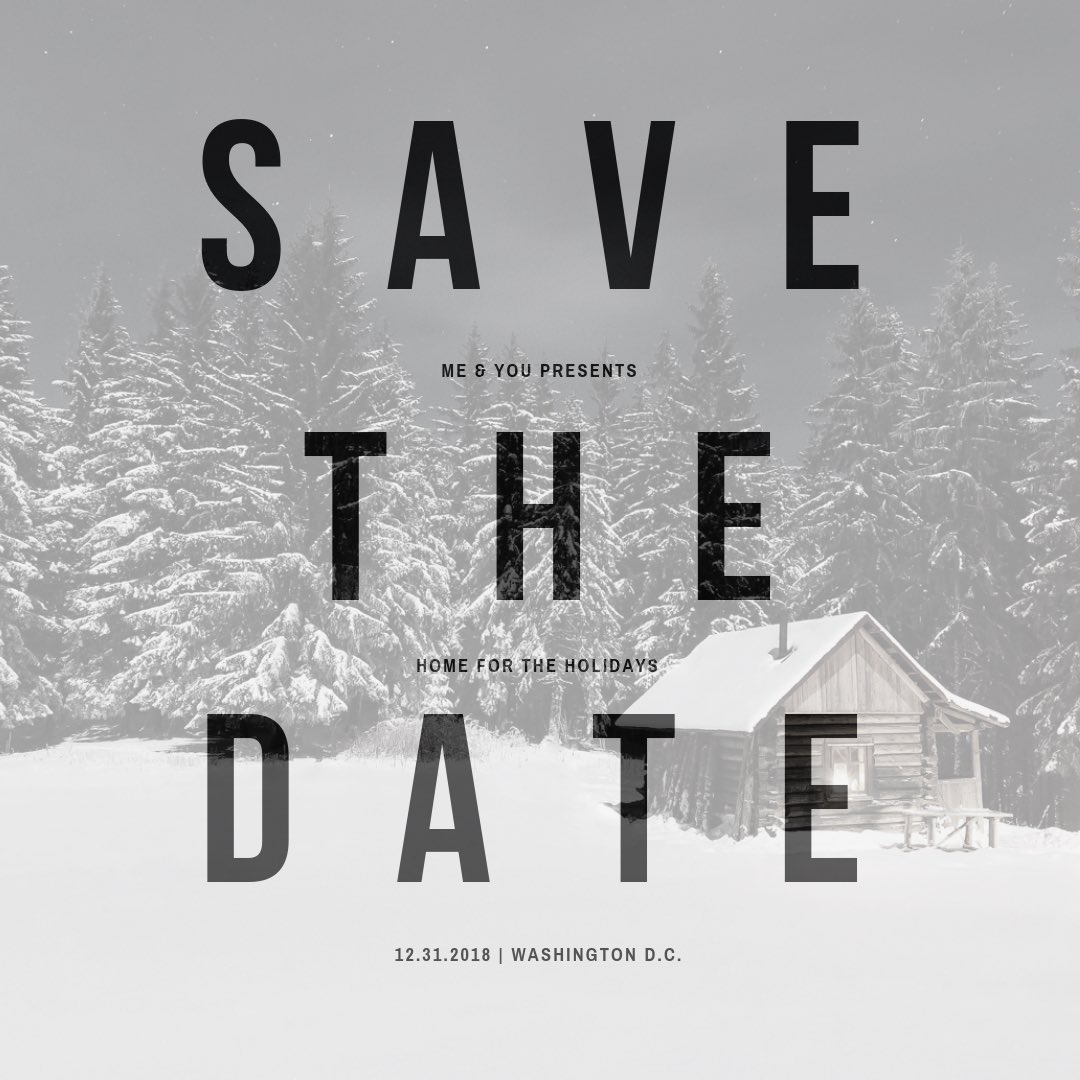 MeandYouDMV's tweet photo. Save the Date! Tickets are on sale for our New Years Eve Home for the Holidays event. Ring in the new year with your favorite local nonprofit!
DJ, open bar, prizes, desserts &amp; eats! 
We hope to see you there 🥂 

Purchase your ticket here 🎟: 
https://t.co/2Fd3TCz1CL https://t.co/8XUIrtvSgw