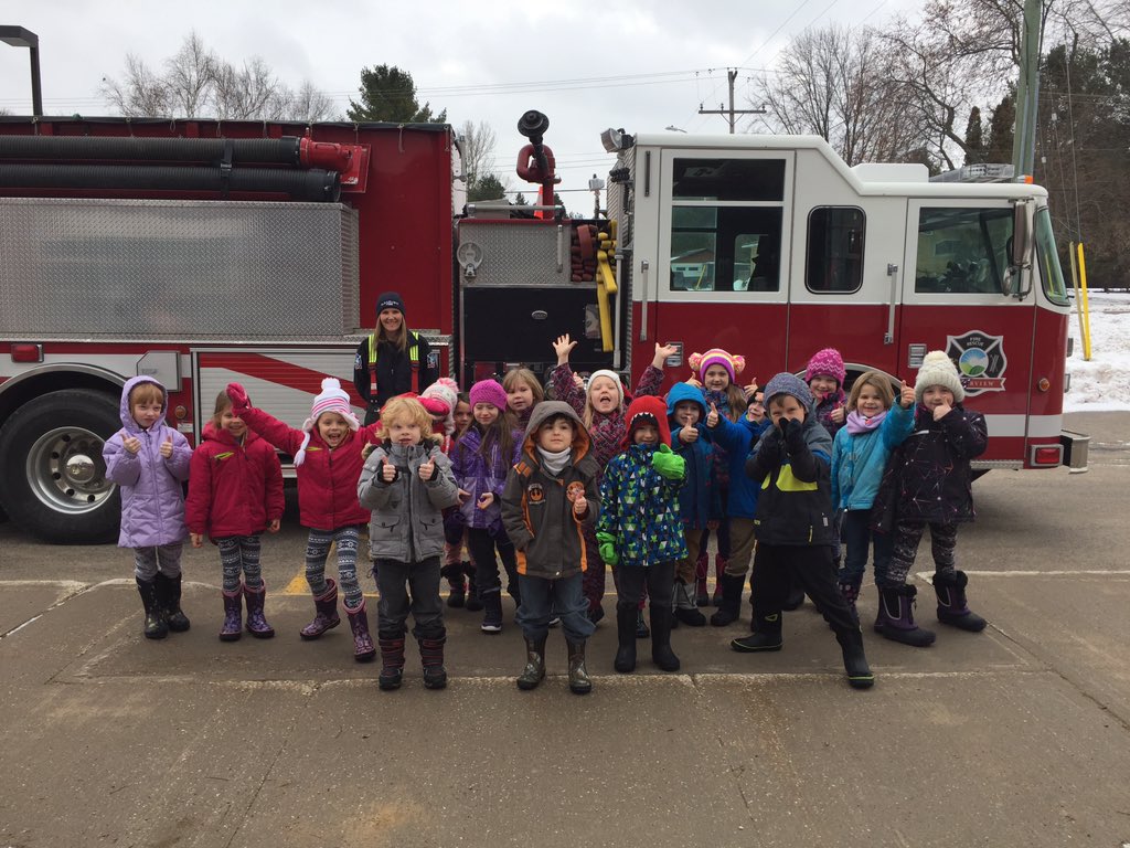 Thanks to @ClearviewFire for coming to teach us about fire safety today! @CMESWolfPack