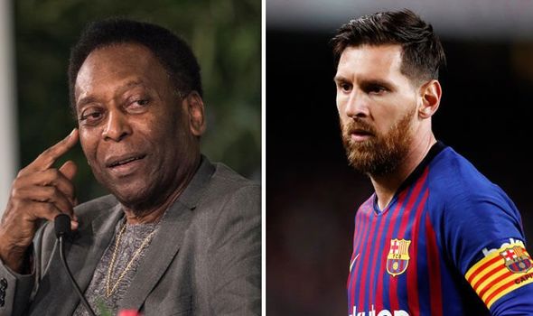 Footballtweet's tweet photo. 🗣 “How can you make a comparison between a guy who heads the ball well, shoots with the left, shoots with the right and another who only shoots with one leg, only has one skill and doesn’t head the ball well?"

- Pelé on who’s better between him and Messi. https://t.co/AVDw6GwRyI