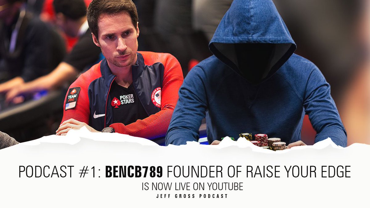 The podcast is now LIVE w/ one of the most winning online Poker players of all time; BENCB789 the creator &amp; founder of <a href="/raiseyouredge/">Raise Your Edge</a> , follow, like &amp; retweet for a chance to win $20!
Watch here: youtube.com/watch?v=Ovb2lZ…