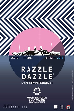 Au Musée de la marine à Brest, l'exposition "Razzle Dazzle, l’art contre-attaque !" est prolongée jusqu'au 6 janvier 2019. Pour en savoir plus &gt;&gt; centenaire.org/fr/autour-de-l… #1GM #WW1 #camouflage