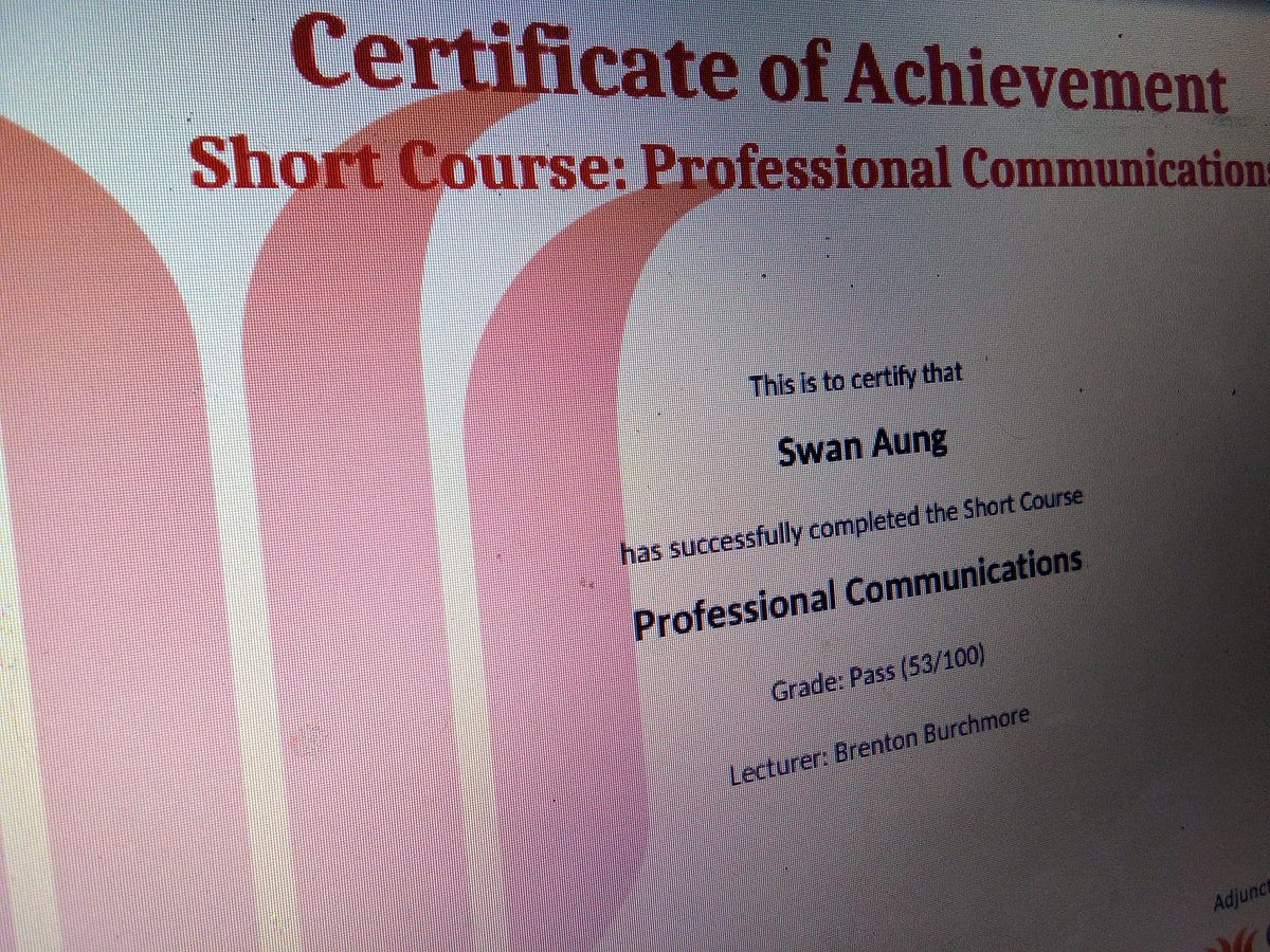 koswanaung's tweet image. Thanks @CharlesSturtUni for great courses via @ITMastersCSU

#ITMastersCSU #postgraduate #University