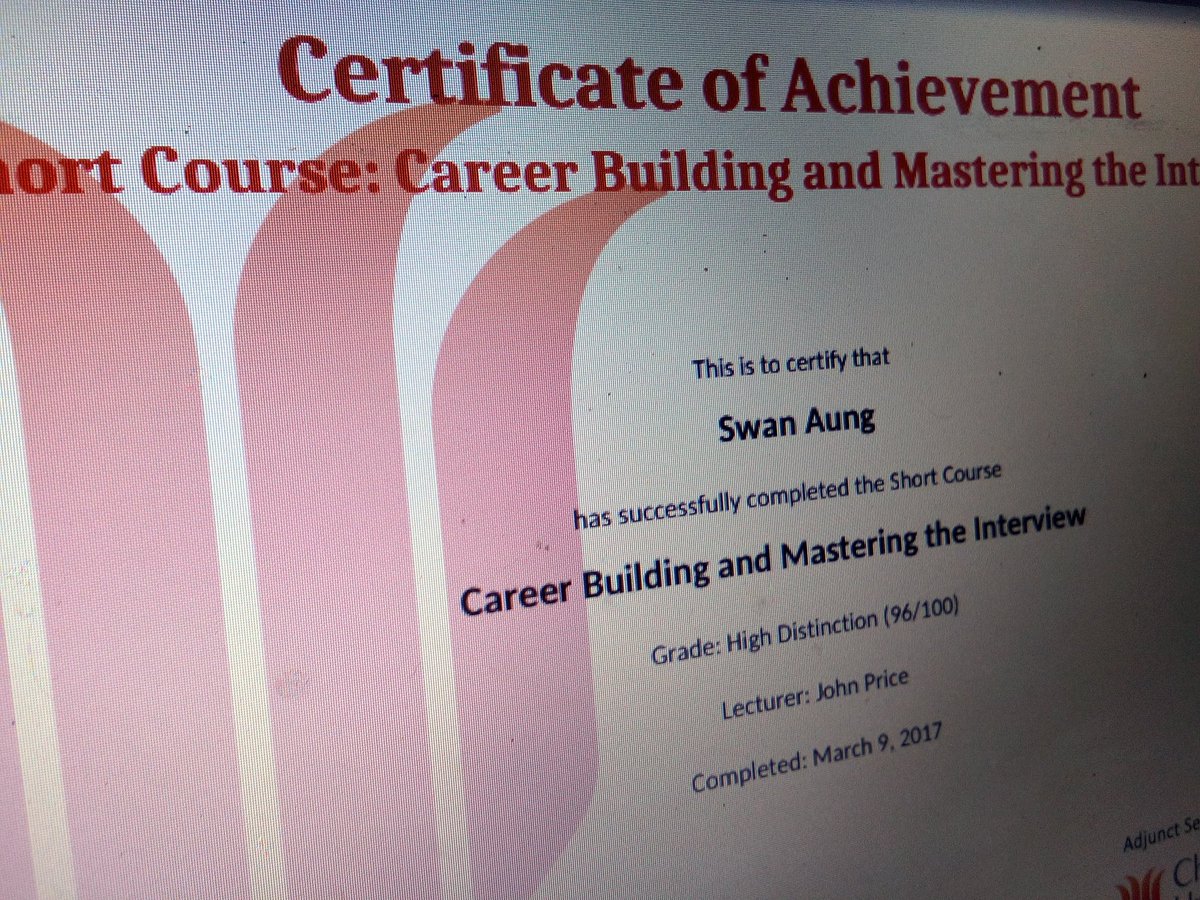 koswanaung's tweet image. Thanks @CharlesSturtUni for great courses via @ITMastersCSU

#ITMastersCSU #postgraduate #University