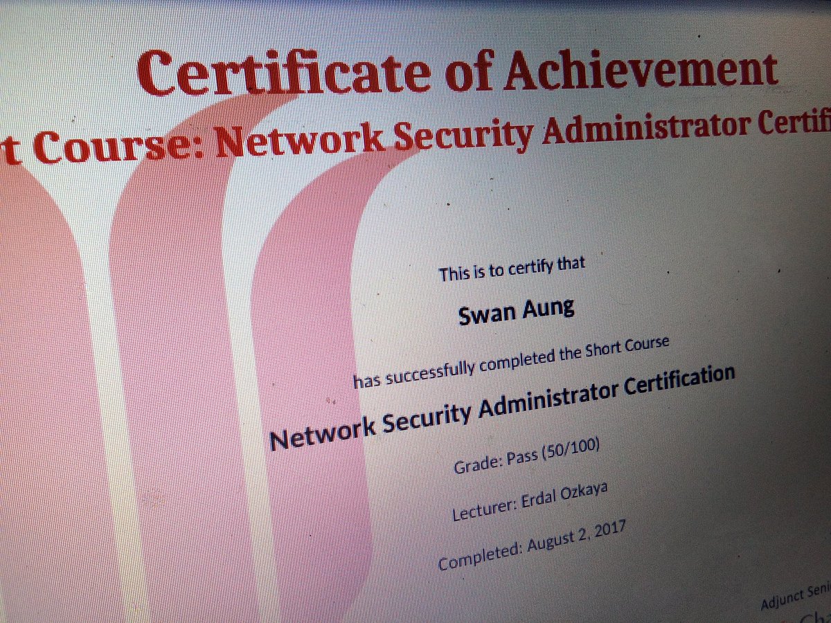 koswanaung's tweet image. Thanks @CharlesSturtUni for great courses via @ITMastersCSU

#ITMastersCSU #postgraduate #University