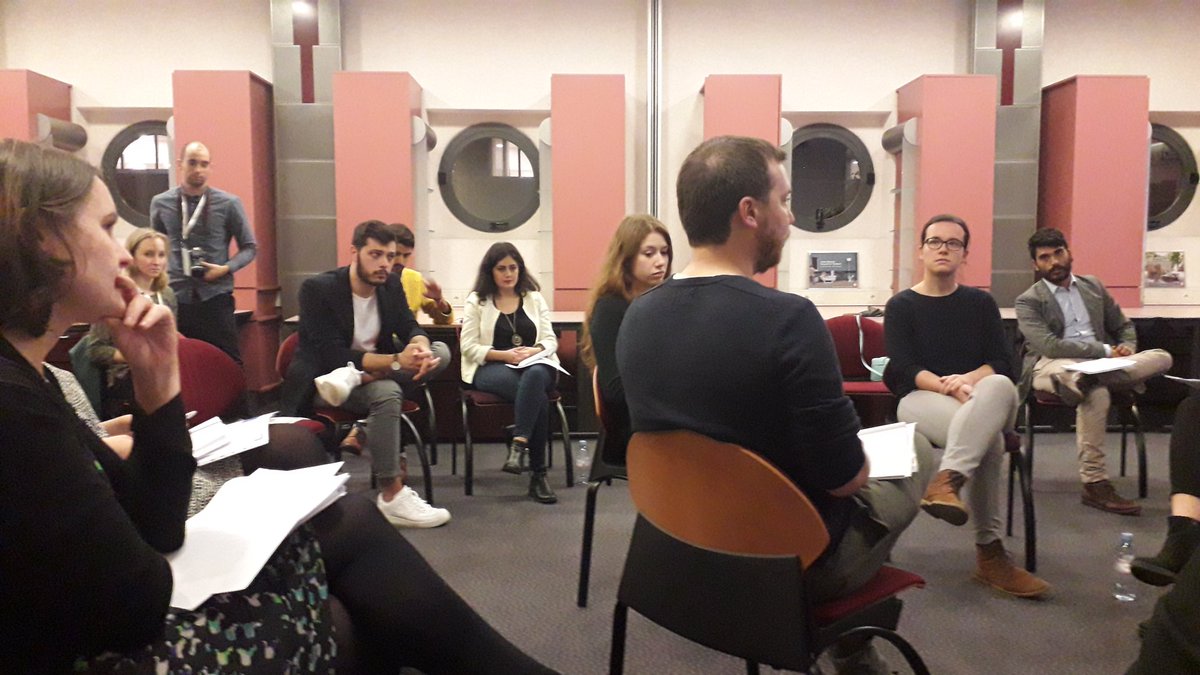 arjakr's tweet photo. Fishbowl discussion on 'Discover Europe' and other mobility projects - last activity today. Risks, challenges but also great opportunities for young people. #LLLWeek18 #LLLCulture 
@EUPARENTS 
#parentpartnership #Parents 
#volunteering 
#VolunteerDay https://t.co/cWoeCxqyMK