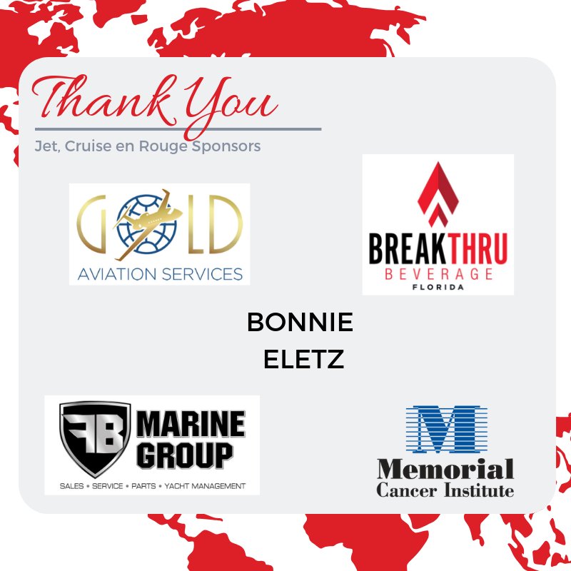 #ThankfulThursday Special thanks to our Jet, Cruise en Rouge sponsors and supporters. Thank you for helping us create this brand new vision to benefit <a href="/GildasClubSFL/">Gilda's Club SFL</a>. #CommunityPartners