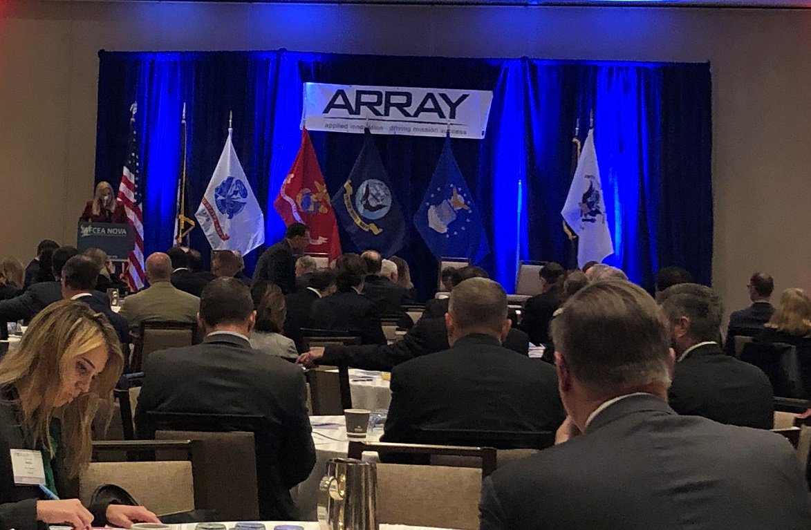 ARRAYInfoTech's tweet photo. ARRAY was proud to be the Emerald Sponsor for #AFCEANOVA and the 2018 #AFITDay. It was a great day to continue the exchange of ideas between the Air Force and Industry, all the while raising money for STEM.
#TheARRAYWay https://t.co/JQv0k9R5do