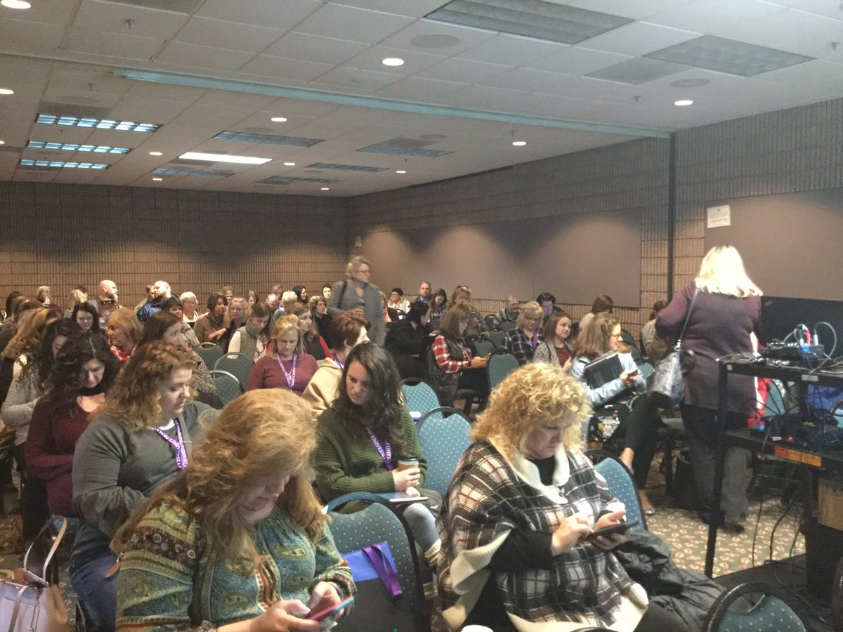 #TeamGatlinburg presenting to a full house for "Data is Not the Enemy!" Showing just one more way #OppZoneWins18