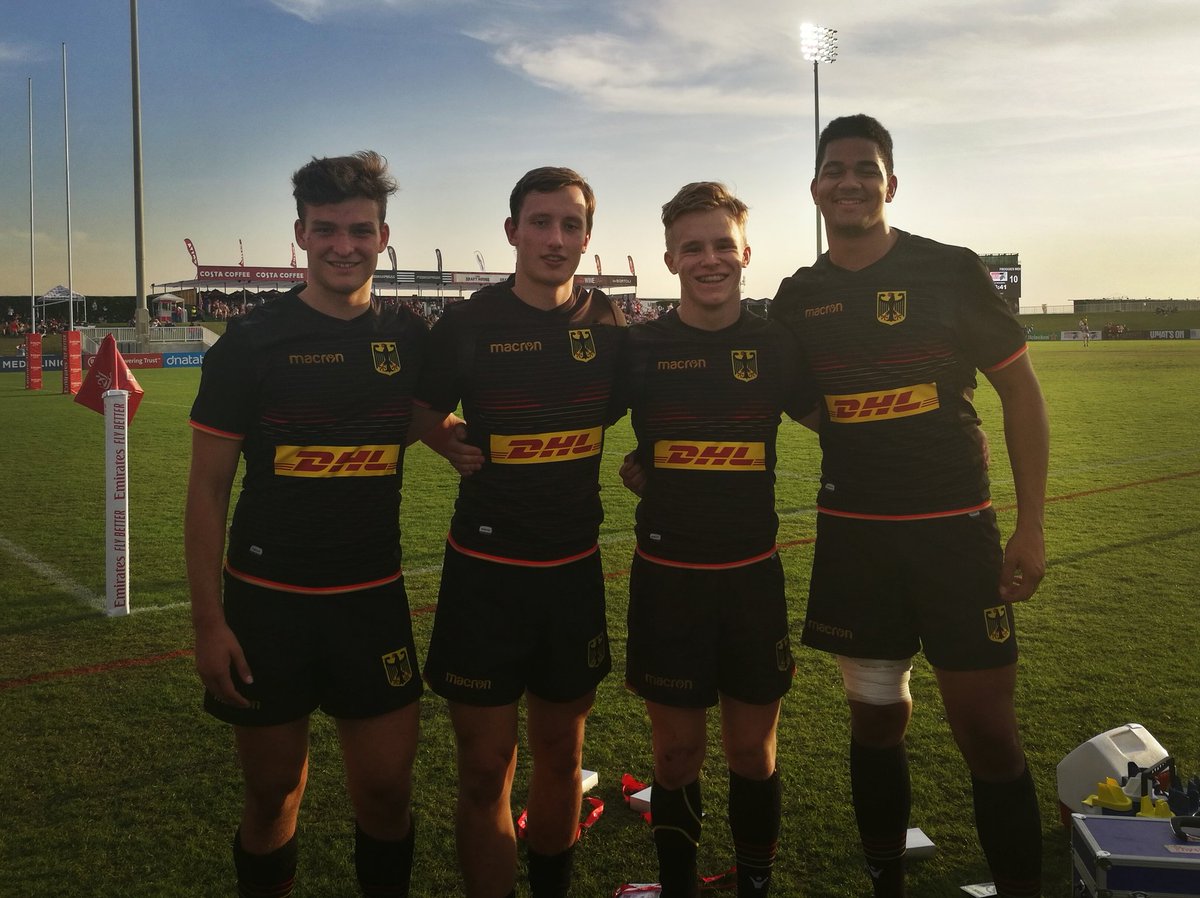 Congratulation to the 3rd place at the <a href="/Dubai7s/">Emirates Dubai 7s</a> Invitational U19 Tournament last weekend! Well done from our <a href="/BerlinerRC/">Berliner Rugby-Club</a> younsters wearing the @DRVRugby black eagle jersey! <a href="/Berlin7sRugby/">BRCRugby7s - Sevens Team des Berliner Rugby-Club</a> is proud!