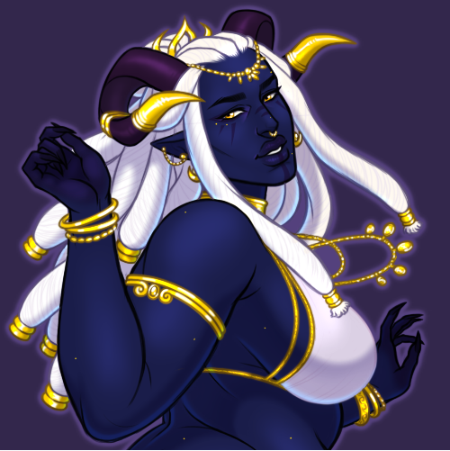 HaodanArt's tweet photo. Like 11 months ago someone on Tumblr randomly suggested that I draw Am as a demoness sort of thing (which I did at the time) and for obvious reasons I decided to revisit that idea sooo here's a chubby demon mom https://t.co/zKOHo4VD9s