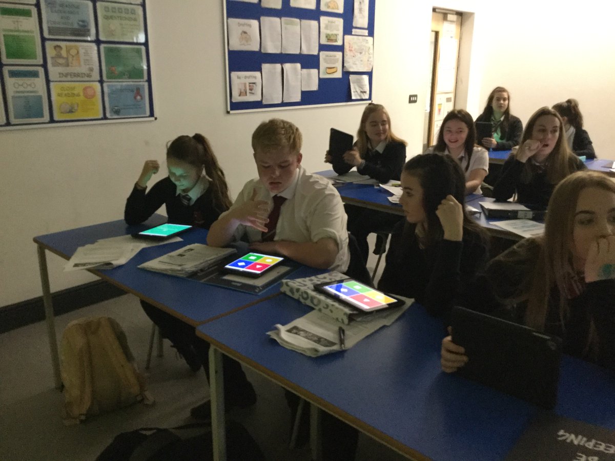 CoedcaeSchool's tweet image. Year 10 Pupils busy using the Kahoot app to revise GCSE History.
#revisiontechniques
#planning
#success