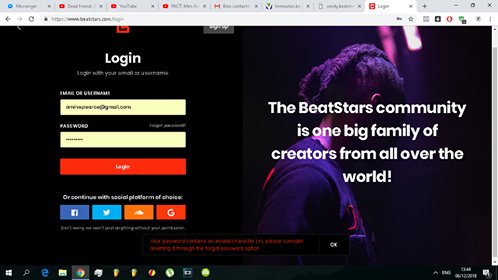 AmineFrancois's tweet photo. @BeatStars I changed my password as it was suggested, but i still can't log in.
Where is the feedback tab btw, that way i can attach this ?
Looking forward to getting back on @BeatStars !!! https://t.co/bnQQMAntZk