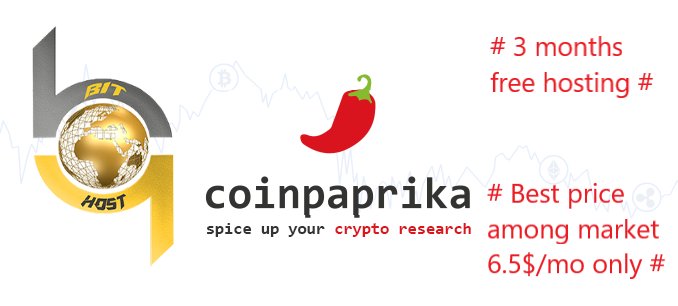 BithostCoin's tweet image. 📢#BitHostCoin got listed into @coinpaprika 😃
coinpaprika.com/coin/bih-bitho…🎉

$BIH enlisted in @CoinsstopO service ⏫
coinstop.online/site/25🎉

Make sure with the participation of Great Coin and Great Future 💰 
"Lets spread the word #BitHost and its unique features " 💯
@get_delta