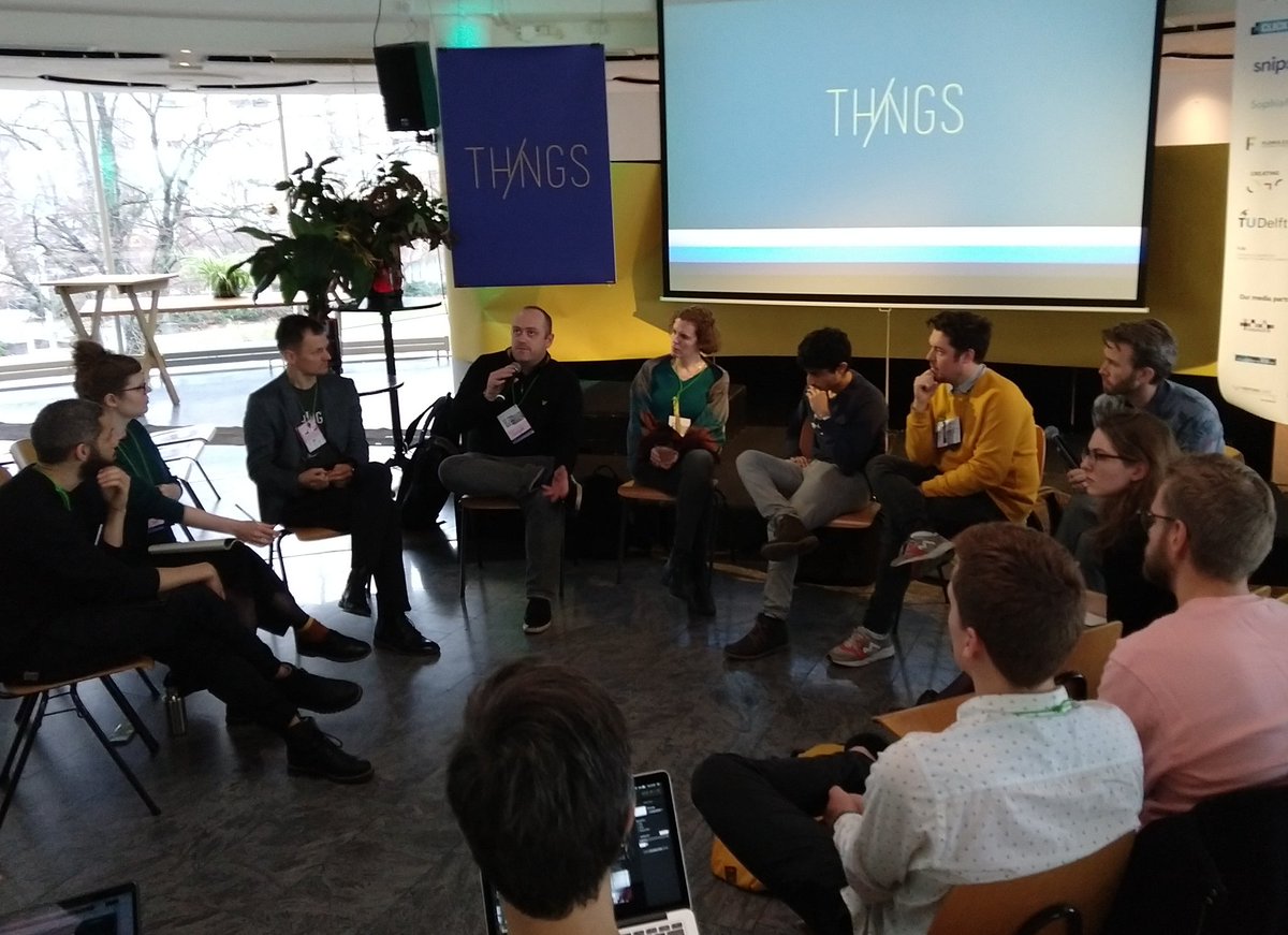 AlbrechtKurze's tweet photo. The #thingscon @trustable_tech panel with @peterbihr, @jimmiehu, @Cenpnydd, @MarcelSch_ , @LaurieJ and others brings up some interesting but also crucial topics, e.g.: Will a trustmark be an European thing while products for other markets stay as they are? #thingsconAMS #IoT https://t.co/foVwZF3X4l