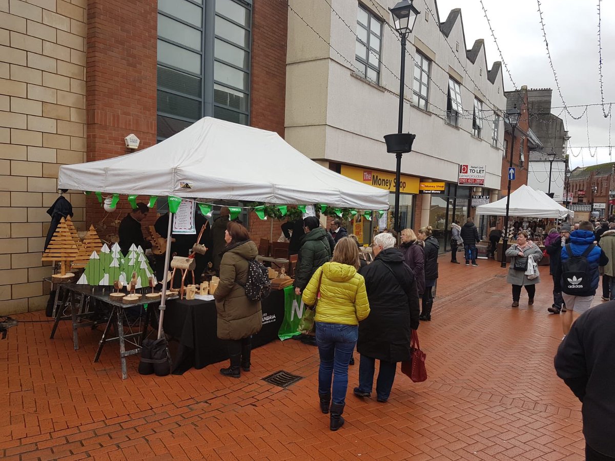 Cambriajoinery's tweet photo. @colegcambria selling Christmas goods to raise money for the NSPCC @Cambriajoinery @DavidJCambria @NickTyson10 an extremely busy stalk. Thank you to everyone who has supported us https://t.co/WqK1QNsXuQ