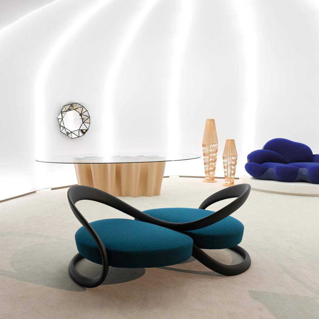 Louis Vuitton Ribbon Dance Sofa 3D model - Download Furniture on