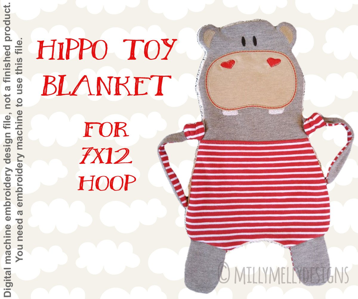MillyMellyDesig's tweet photo. Excited to share the latest addition to my #etsy shop: 7x12 hoop - Cute Hippo soft toy or cubddle blanket - Machine Embroidery Design File, digital download https://t.co/lv2HNMabSO #supplies #embroidery #file #design #machineembroidery #machine #ith #inthehoop #downloa https://t.co/YSxVXDLoT1