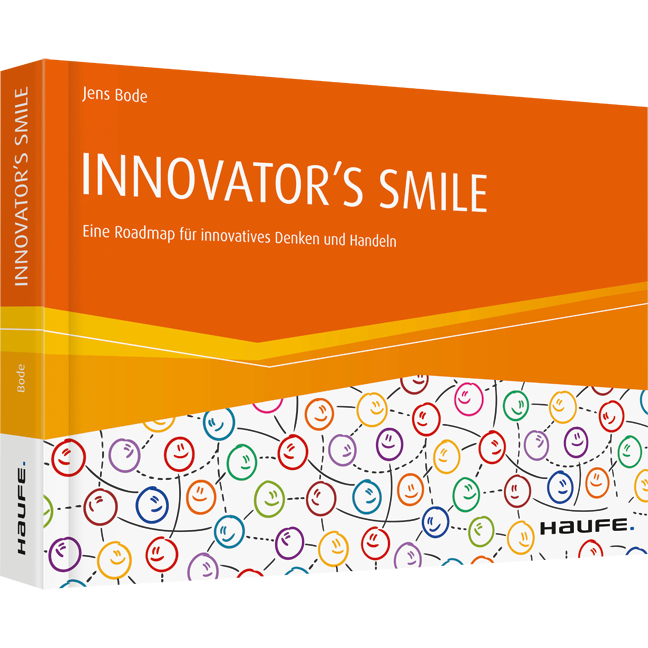Jens Bode zeigt in seinem neuen Ratgeber „Innovator`s smile“ aus dem <a href="/haufe/">Haufe</a> Verlag, wie jede Führungskraft in jeder Branche kreativ und innovativ arbeiten kann. 

bit.ly/2Suxg1W
#innovation #management #innovationsmanagement #agil