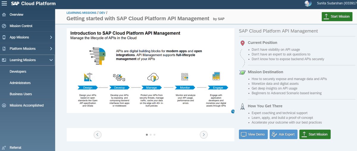 Sunita Sudarshan (@sunitasap) on Twitter photo Have a use case to expose API's securely, analyse usage and monetise? Learn how SAP Cloud Platform API Management helps. Start a mission in the SAP Cloud Platform Discovery Center bit.ly/adoptCP to realise and talk to an expert. <a href="/sapcp/">SAP Application Development and Integration</a> <a href="/misovski/">Filip Misovski</a> <a href="/harshjegadeesan/">Harsh Jegadeesan</a> #sapcp Have a use case to expose API's securely, analyse usage and monetise? Learn how SAP Cloud Platform API Management helps. Start a mission in the SAP Cloud Platform Discovery Center bit.ly/adoptCP to realise and talk to an expert. <a href="/sapcp/">SAP Application Development and Integration</a> <a href="/misovski/">Filip Misovski</a> <a href="/harshjegadeesan/">Harsh Jegadeesan</a> #sapcp