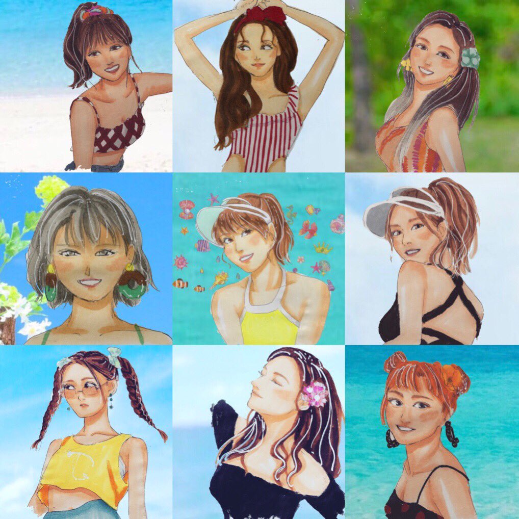 Twiceイラスト Twitter वर Dance The Night Away イラスト Illustration Drawing Art Painting Twice Twiceイラスト Kpop Once ジョンヨン Jeongyeon サナ Sana ミナ Mina ジヒョ Jihyo ナヨン Nayeon ツウィ Tzuyu 周子瑜 モモ