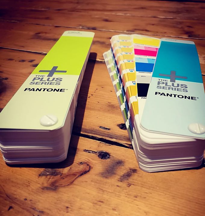 CreativeClickz's tweet image. The new Pantone colour books have arrived. #pantone #CMYK