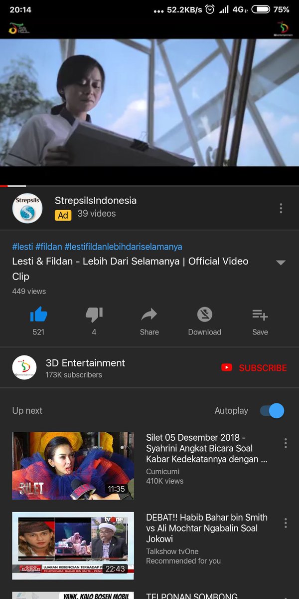 Udah meluncur Di YouTube #LebihDariSelamanyaFILLES
