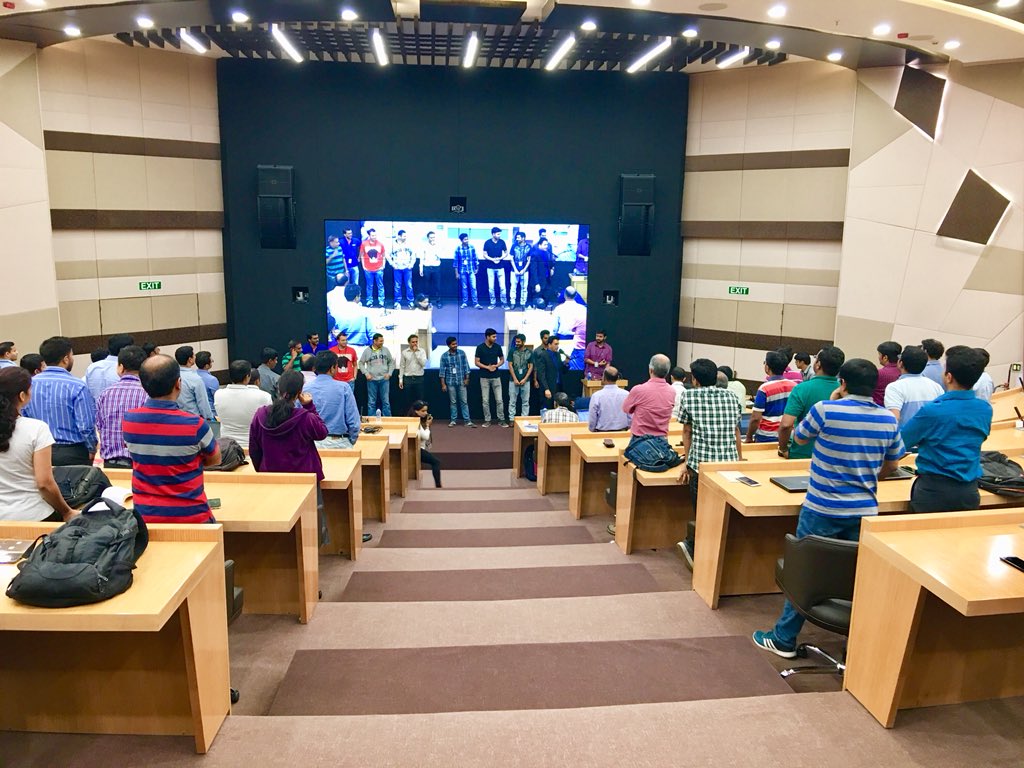 viralnt's tweet photo. Enriching learning experience for infoscions today @ TEx #techzooka2018 #TechnologyNext sharing #purposeful #innovation stories by industry speakers with GoogleHome inaugurating event @MalviyaRajneesh @gnupur0789 @pratiklembhe @Swetha0507 @pravink70 https://t.co/ntmxd5YCyz