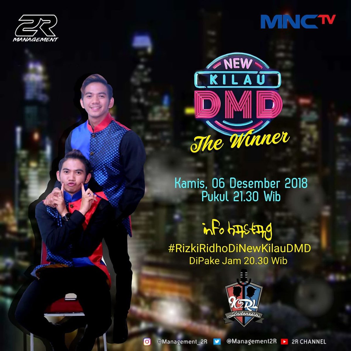 Bismillah smoga acaraya lancar amin
#RizkiRidhoDiNewKilauDMD