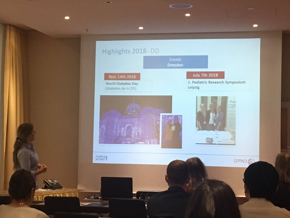 verenashoffmann's tweet photo. The Dresden study team is not only hosting us, but also raised a lot of awareness for #T1D #AWorldWithout_1 #meetGPPAD https://t.co/jP9aiaEMog
