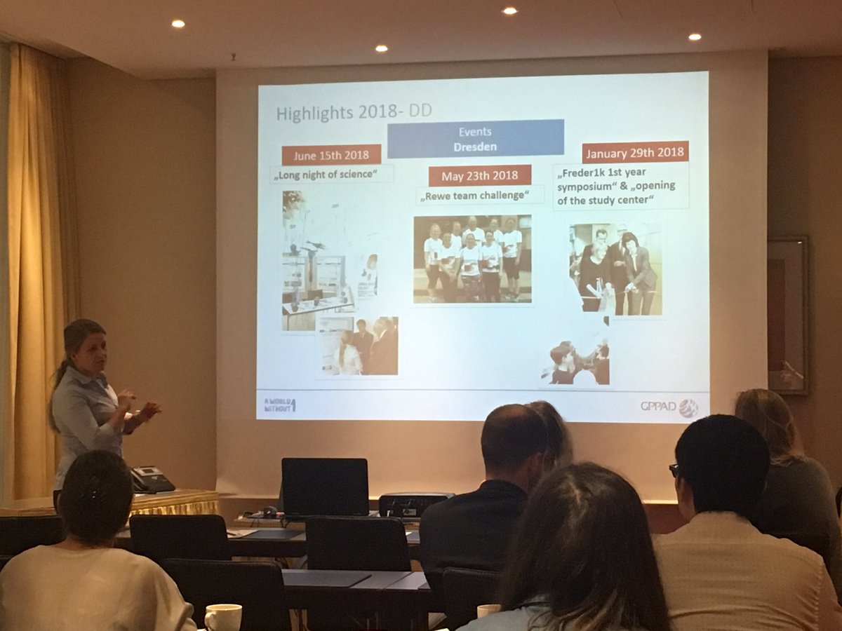 verenashoffmann's tweet photo. The Dresden study team is not only hosting us, but also raised a lot of awareness for #T1D #AWorldWithout_1 #meetGPPAD https://t.co/jP9aiaEMog