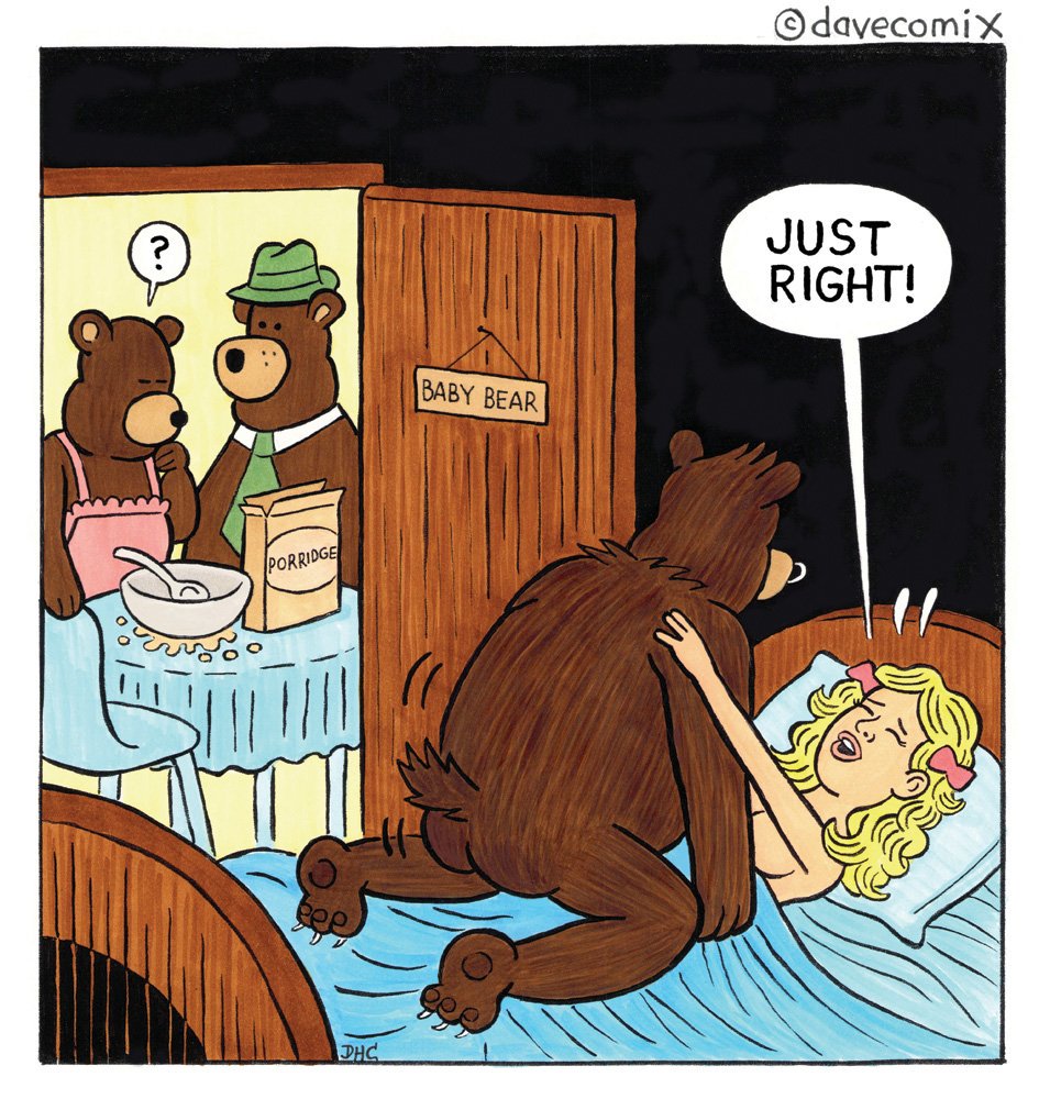 HorovitzComics's tweet photo. Classic comic
#goldilockszone https://t.co/KFOf0su6qy