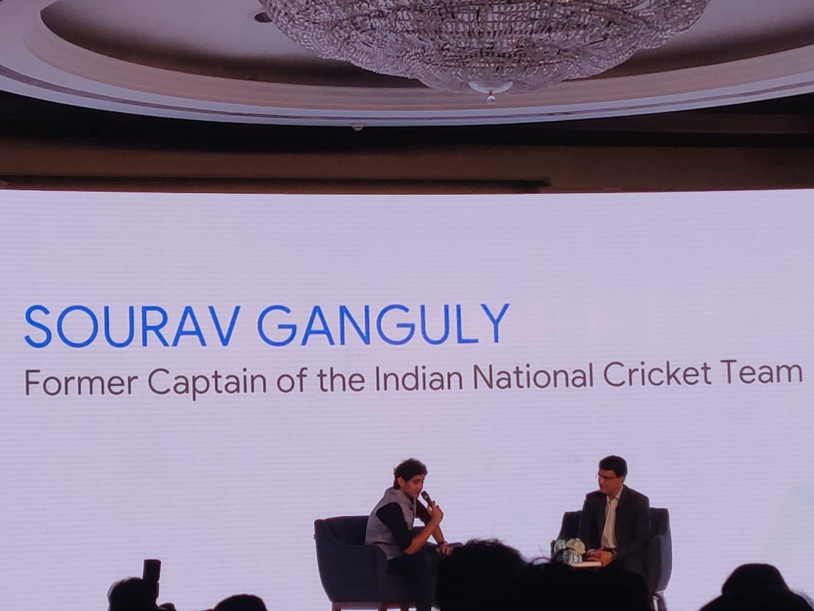 bufoting's tweet photo. Ganguly is an amazing storyteller. Absolute dekight to listen to. Shared insights on team building, leadership & personal development at #GooglePartnersSummit https://t.co/6ZvRWKZRKw