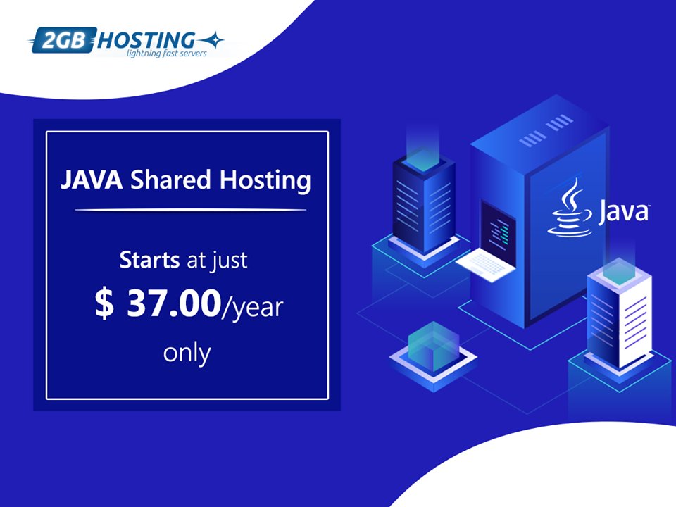 2gbhosting's tweet image. 2GBHosting offers Java Shared Hosting at just $37/year only. Dedicated Private JVM, Scalable Resources, 1 GB Raid Protected Space, 10 GB Traffic Per Month, 2 MySQL Databases &amp;amp; much more. 24/7 Technical Support.
2gbhosting.com/java-hosting

#javasharedhosting #2GBHosting