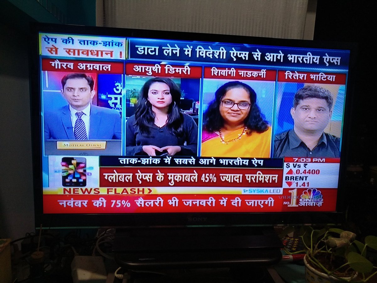 <a href="/shivanginadkarn/">Shivangi Nadkarni</a> brilliant research and report on data being taken from Indian apps without knowledge and consent of users. Great work done by #arrka and team.