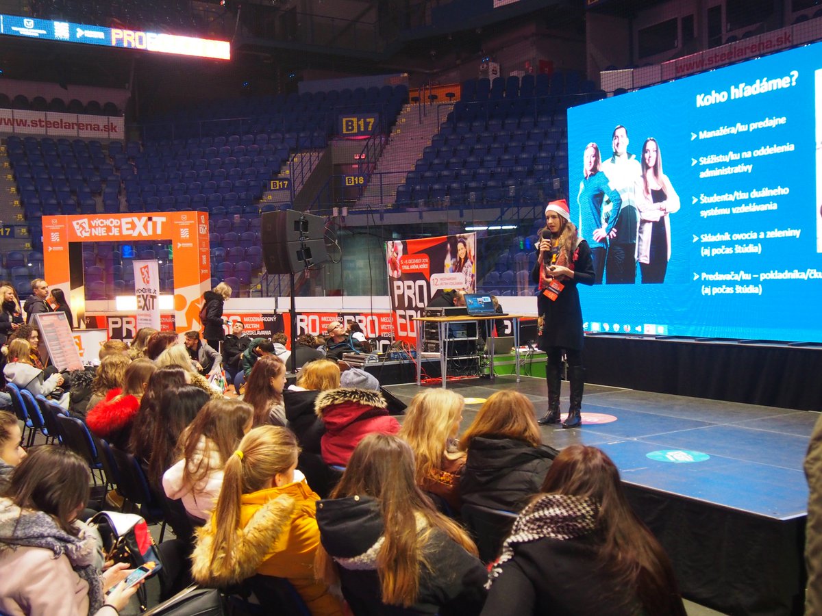 FrantisekJanke's tweet photo. Approaching the secondary schools to find partners in desing, implementation and testing phases of #InnoSchool Learning System incl. serious game for #SocialEnterprise and #socialinnovation at https://t.co/l9WqK5USe8 Education Fair in Košice, Slovakia https://t.co/gWJdKu7iCH