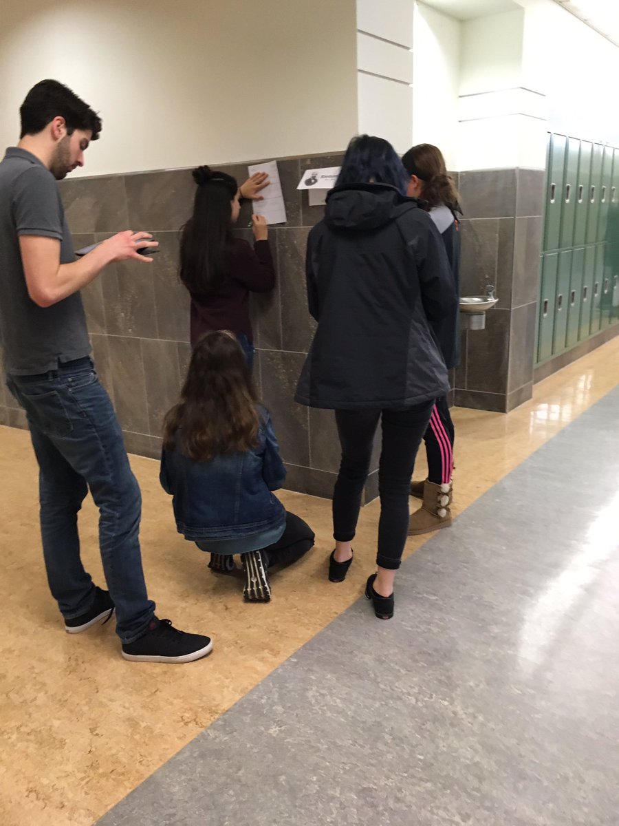 MsRoyGHS's tweet photo. Getting out of the classroom for a factoring scavenger hunt while also learning some famous mathematicians #ghsmath #GHScommunity https://t.co/9LLh6RMFMP