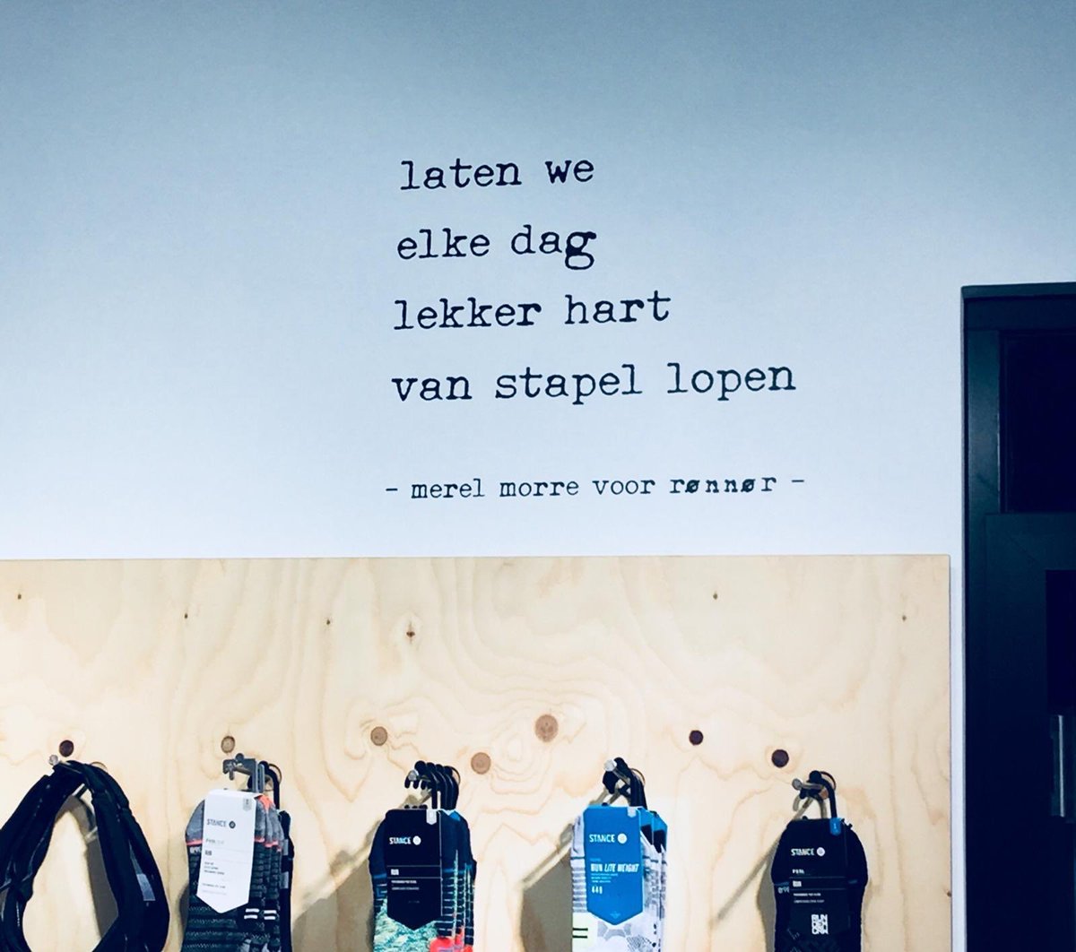 In de mooiste en leukste hardloopwinkel van Eindhoven! @RonnorEhv