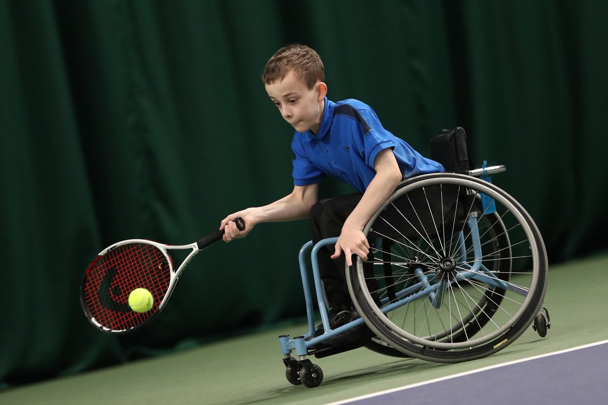 TennisFndation's tweet photo. BRILLIANT NEWS!

Record numbers of disabled people have taken part in our activity this year, making it one of the biggest disability-specific sports development programmes! Thanks to @Sport_England &amp; @BritishTennis for funding &amp; support! #TennisAnyBody

➡️https://t.co/Pfh3VrApKZ https://t.co/wEzMsoiklG