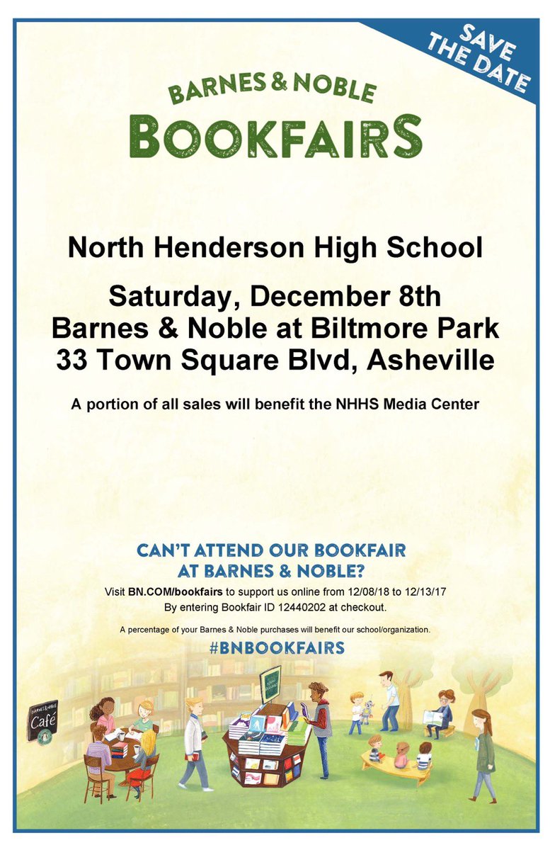 North Henderson On Twitter Nhhs Book Fair This Saturday 12 8 At
