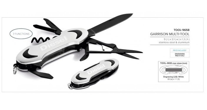 InterBrandingSA's tweet photo. The Garrison Multi-tool, this will quickly become your fun sized #best friend. #Great for everyday use and a good #gift for those who like nifty things.

https://t.co/nhuLhLe3Ok

#Brand #ThursdayThoughts https://t.co/IrQy23jD2l