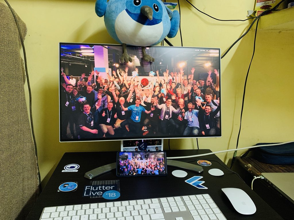 imthepk's tweet image. New Setup done ✅ #FlutterLive #Dash #Mac #Flutter #Love
