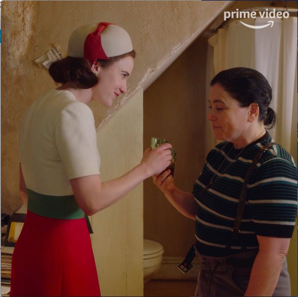 Thank you, #GoldenGlobes, for this marvelous spotlight! Congratulations to The Marvelous #MrsMaisel cast and crew on receiving 3 nominations.