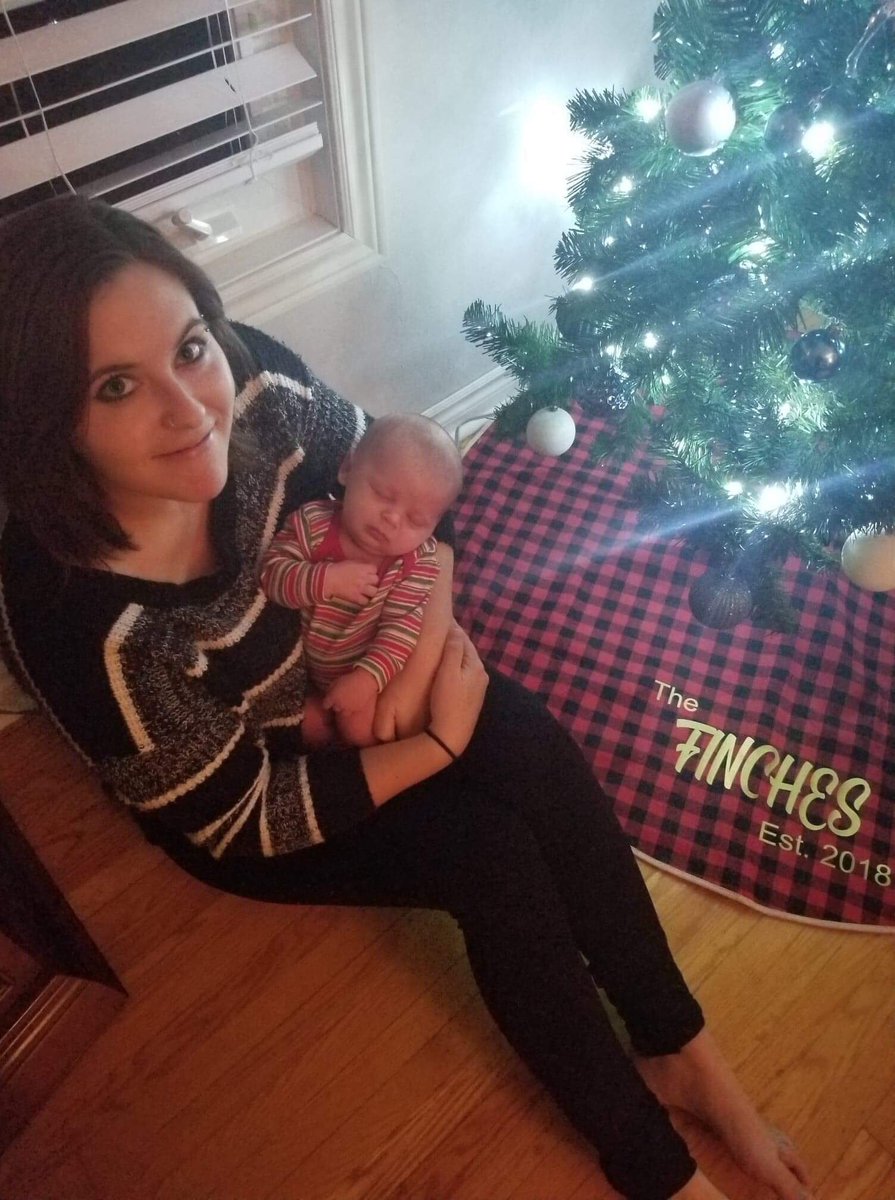 Baby Nathan Finch is ready for his #FirstChristmas 🎄