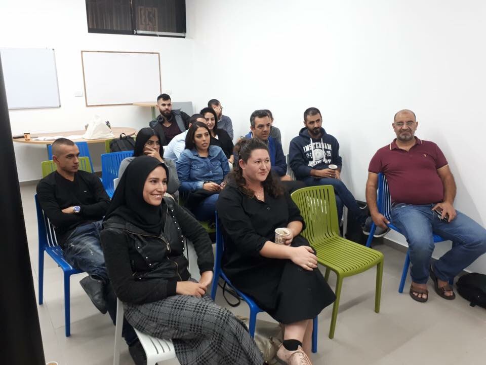 TsofenTech's tweet photo. Unique meeting between Tsofen Accelerator and “Made in Jaffa” at Yeffet 83 Youth Center with an interesting presentation about market research and clients. @USMEPI #tech_bridges https://t.co/5nnycraUY5